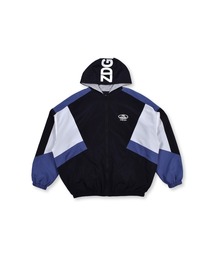 ZIDDY | ZIDDY/フード ロゴ入り カラー 切り替え ジャケット (130~160cm)(ブルゾン)