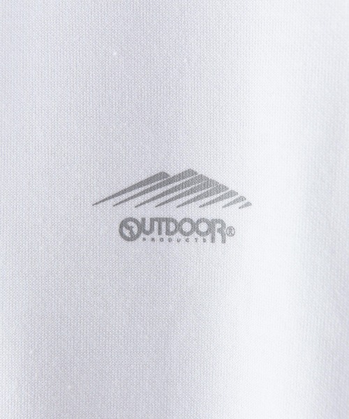 OUTDOOR PRODUCTS APPAREL(アウトドアプロダクツアパレル)の「防シワ UVカット フードエンボスロゴプルオーバーパーカー イージーケア商材 ワンポイントブランドロゴ(パーカー・メンズ・ホワイト/ブラック/カーキ・MEDIUM/LARGE/X-LARGE)」の9枚目の写真