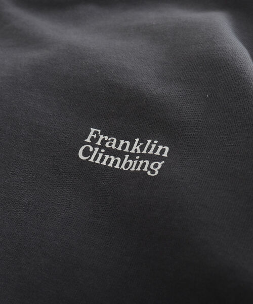 Franklin Climbing（フランクリンクライミング）の「【Franklin Climbing/フランクリンクライミング】エッセンシャルボックスロゴ バックプリントロンT（Tシャツ/カットソー・メンズ・ホワイト/チャコールグレー/グレー/ターコイズブルー/オレンジ・SMALL/MEDIUM/LARGE）」の10枚目の写真