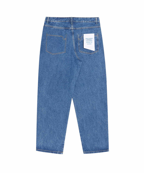 INFLATION（インフレーション）の「INFLATION(インフレーション)ストレートジーンズ（デニムパンツ・メンズ・ライトブルー/ブラック/ブルー・M/L/XL/S）」の7枚目の写真