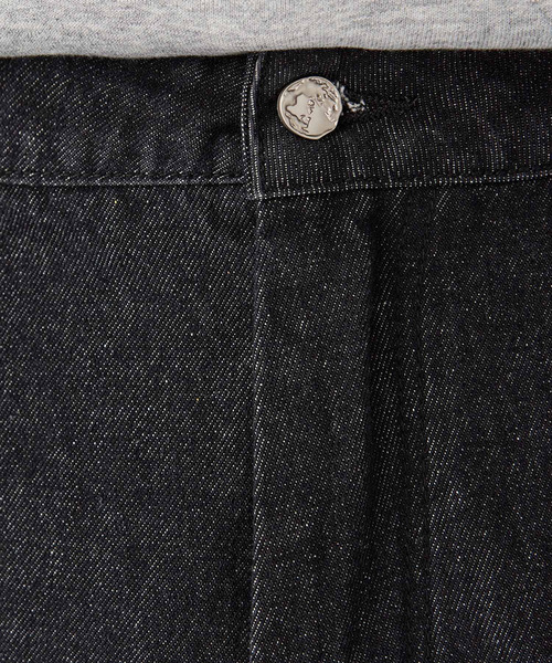 INFLATION（インフレーション）の「INFLATION(インフレーション)ストレートジーンズ（デニムパンツ・メンズ・ライトブルー/ブラック/ブルー・M/L/XL/S）」の15枚目の写真