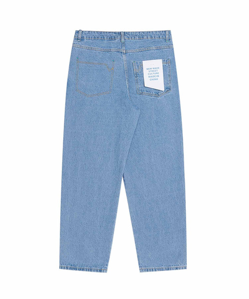 INFLATION（インフレーション）の「INFLATION(インフレーション)ストレートジーンズ（デニムパンツ・メンズ・ライトブルー/ブラック/ブルー・M/L/XL/S）」の20枚目の写真