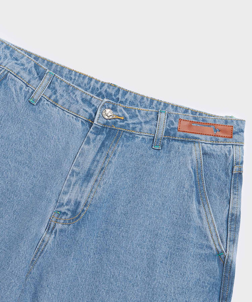 INFLATION（インフレーション）の「INFLATION(インフレーション)ストレートジーンズ（デニムパンツ・メンズ・ライトブルー/ブラック/ブルー・M/L/XL/S）」の22枚目の写真