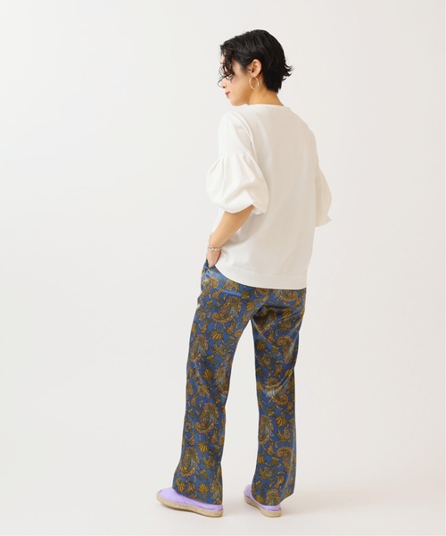 IENA(イエナ)の「《追加》コットンストレッチタックパフプルオーバー◆(ニット/セーター・レディース・グレー/グレー系その他/ホワイト・FREE)」の21枚目の写真