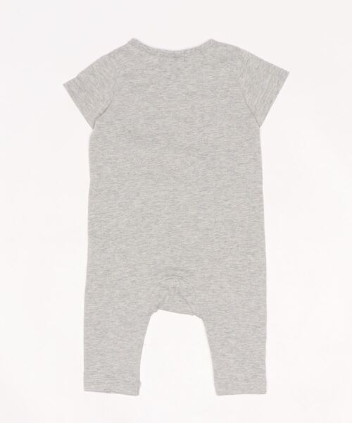 XLARGE KIDS（エクストララージキッズ）の「トラックグラフィック半袖カバーオール（ロンパース・キッズ・ホワイト/グレー/ブルー・70cm/80ｃｍ）」の4枚目の写真