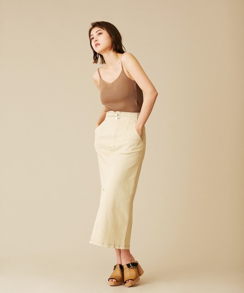 JILL by JILL STUART（ジルバイジルスチュアート）の「◇ロングデニムスカート（デニムスカート・レディース・ピンク/イエロー/ホワイト系その他・SMALL/MEDIUM）」の12枚目の写真