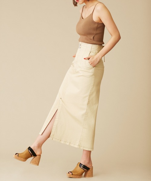 JILL by JILL STUART（ジルバイジルスチュアート）の「◇ロングデニムスカート（デニムスカート・レディース・ピンク/イエロー/ホワイト系その他・SMALL/MEDIUM）」の14枚目の写真