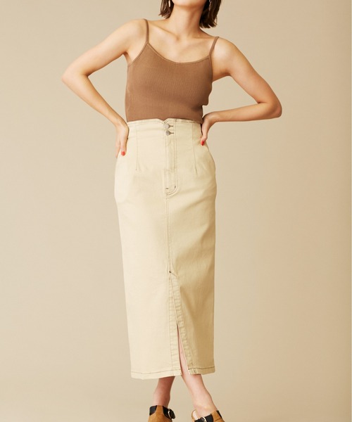 JILL by JILL STUART（ジルバイジルスチュアート）の「◇ロングデニムスカート（デニムスカート・レディース・ピンク/イエロー/ホワイト系その他・SMALL/MEDIUM）」の15枚目の写真