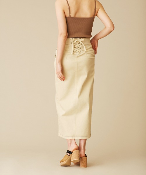 JILL by JILL STUART（ジルバイジルスチュアート）の「◇ロングデニムスカート（デニムスカート・レディース・ピンク/イエロー/ホワイト系その他・SMALL/MEDIUM）」の17枚目の写真