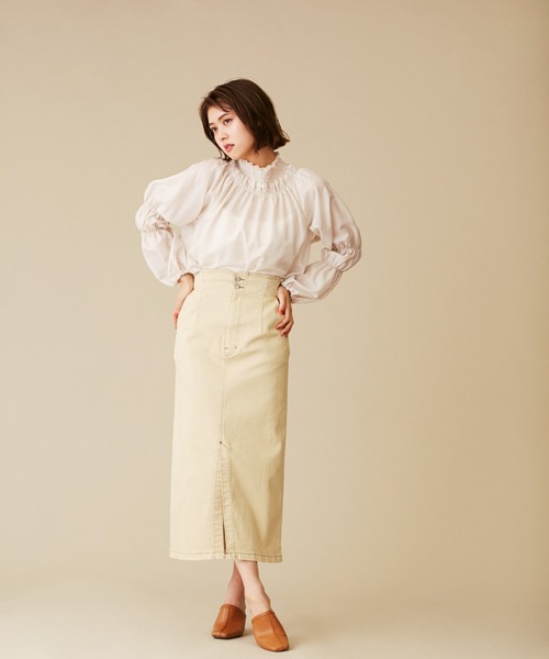 JILL by JILL STUART（ジルバイジルスチュアート）の「◇ロングデニムスカート（デニムスカート・レディース・ピンク/イエロー/ホワイト系その他・SMALL/MEDIUM）」の20枚目の写真