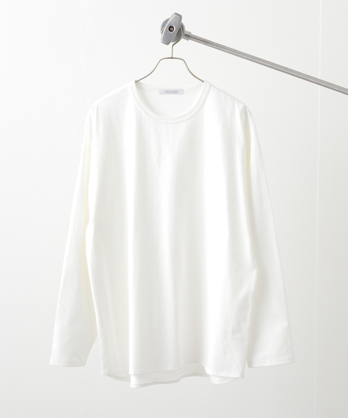 JOURNAL STANDARD（ジャーナルスタンダード）の「26/2 サイロ レイヤード ロンT（Tシャツ/カットソー・メンズ・ブラック系その他/ホワイト/アイボリー・MEDIUM/LARGE/SMALL）」の2枚目の写真