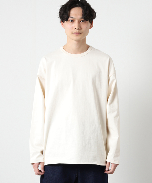 JOURNAL STANDARD（ジャーナルスタンダード）の「26/2 サイロ レイヤード ロンT（Tシャツ/カットソー・メンズ・ブラック系その他/ホワイト/アイボリー・MEDIUM/LARGE/SMALL）」の5枚目の写真