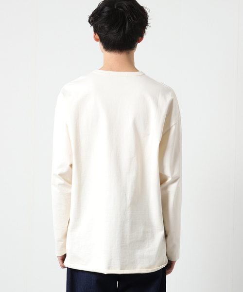 JOURNAL STANDARD（ジャーナルスタンダード）の「26/2 サイロ レイヤード ロンT（Tシャツ/カットソー・メンズ・ブラック系その他/ホワイト/アイボリー・MEDIUM/LARGE/SMALL）」の6枚目の写真