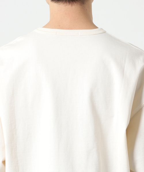 JOURNAL STANDARD（ジャーナルスタンダード）の「26/2 サイロ レイヤード ロンT（Tシャツ/カットソー・メンズ・ブラック系その他/ホワイト/アイボリー・MEDIUM/LARGE/SMALL）」の9枚目の写真