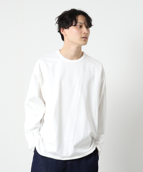 JOURNAL STANDARD（ジャーナルスタンダード）の「26/2 サイロ レイヤード ロンT（Tシャツ/カットソー・メンズ・ブラック系その他/ホワイト/アイボリー・MEDIUM/LARGE/SMALL）」の18枚目の写真