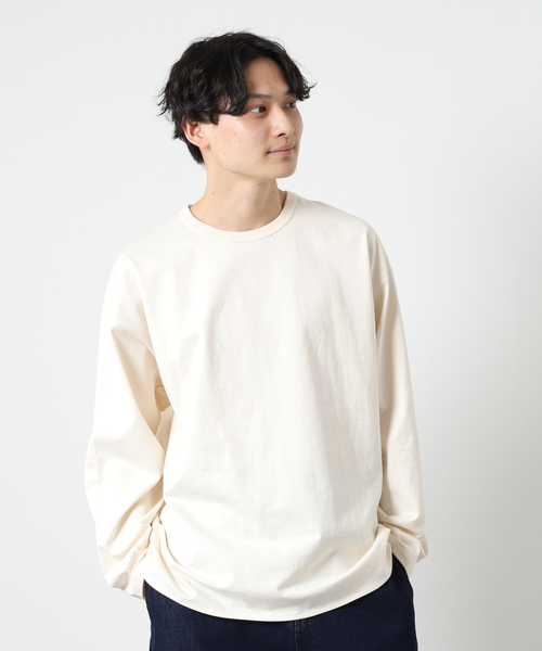 JOURNAL STANDARD（ジャーナルスタンダード）の「26/2 サイロ レイヤード ロンT（Tシャツ/カットソー・メンズ・ブラック系その他/ホワイト/アイボリー・MEDIUM/LARGE/SMALL）」の19枚目の写真