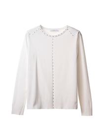 ASTRAET | ASTRAET(アストラット) 16G スワロフスキーニット(ニット/セーター)