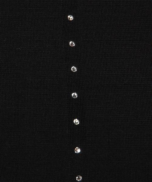 ASTRAET（アストラット）の「ASTRAET(アストラット) 16G スワロフスキーニット◆（ニット/セーター・レディース・ホワイト/ブラック・フリー）」の11枚目の写真