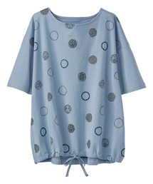 カジュアルゆったりプリントTシャツ