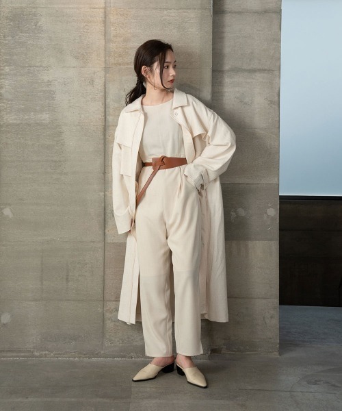 I_am（アイアム）の「nuance jacquard piping jacket（その他アウター・レディース・ベージュ/オレンジ系/オフホワイト・FREE）」の19枚目の写真