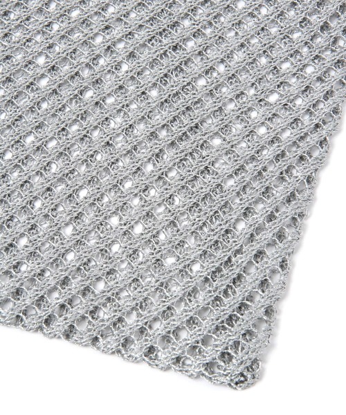 LEPSIM（レプシィム）の「【CONTROL FREAK/コントロールフリーク】シャイニーニットバッグ　254949（ハンドバッグ・レディース・ベージュ/シルバー・ONE SIZE）」の9枚目の写真