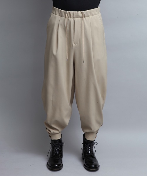 ato（アトウ）の「CUFFLINKS PANTS（その他パンツ・メンズ・ブラック/ベージュ/サックスブルー・44/46/48）」の10枚目の写真