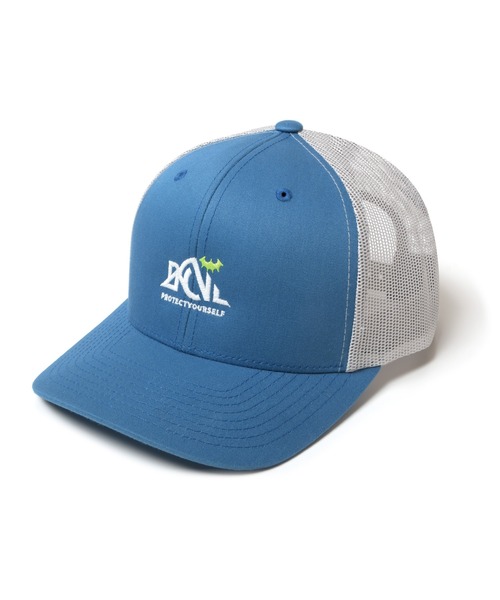 Back Channel(バックチャンネル)の「OUTDOOR LOGO MESH CAP(キャップ・メンズ・ブラウン/ブルー/チャコール・FREE)」の3枚目の写真
