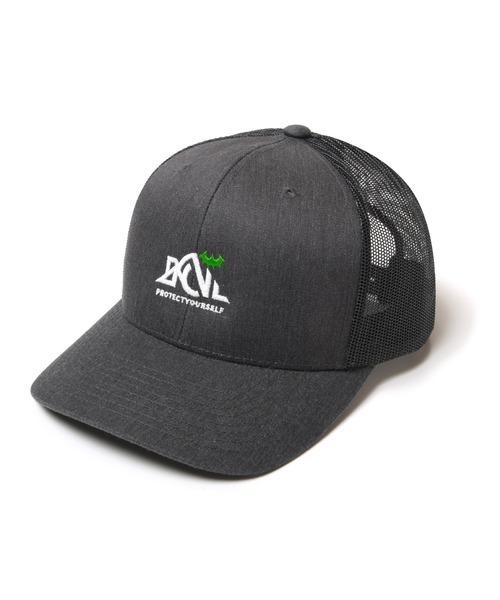 Back Channel(バックチャンネル)の「OUTDOOR LOGO MESH CAP(キャップ・メンズ・ブラウン/ブルー/チャコール・FREE)」の2枚目の写真