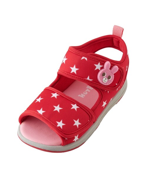 HOT BISCUITS（ホットビスケッツ）の「ジャージ素材サンダル（サンダル・キッズ・マルチ/レッド・19cm/14cm/16cm/18cm/15cm/17cm）」の11枚目の写真