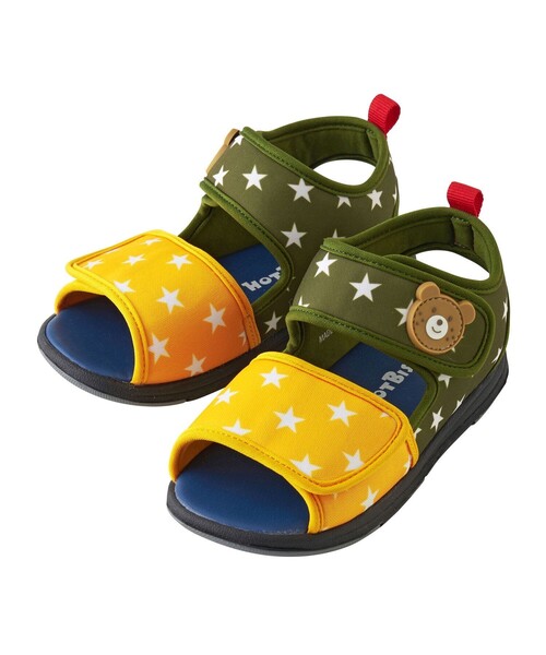 HOT BISCUITS（ホットビスケッツ）の「ジャージ素材サンダル（サンダル・キッズ・マルチ/レッド・19cm/14cm/16cm/18cm/15cm/17cm）」の3枚目の写真