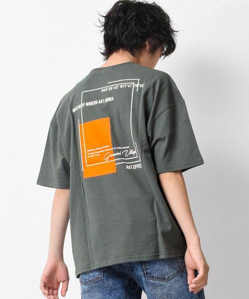 RAT EFFECT（ラットエフェクト）の「ネオンプリントTシャツ（Tシャツ/カットソー・キッズ・ライトブルー/ブラック/オフホワイト/カーキ/グレイッシュベージュ/ホワイト系その他・120/130/140/150/160/170）」の5枚目の写真