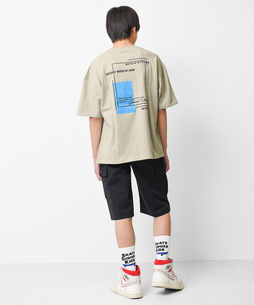 RAT EFFECT（ラットエフェクト）の「ネオンプリントTシャツ（Tシャツ/カットソー・キッズ・ライトブルー/ブラック/オフホワイト/カーキ/グレイッシュベージュ/ホワイト系その他・120/130/140/150/160/170）」の12枚目の写真