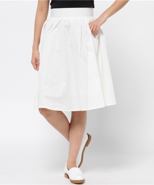 natural couture（ナチュラルクチュール）の「【ナイスクラップ】プチプラツイルスカート（スカート・レディース・オフホワイト/ベージュ/カーキ/ネイビー・FREE）」の2枚目の写真