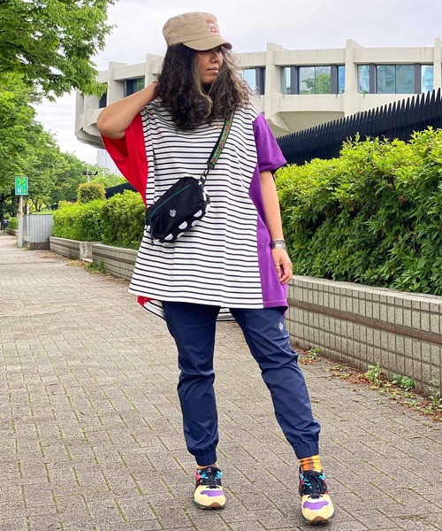 ALDIES(アールディーズ)の「Arrange Wide T / アレンジワイドT(Tシャツ/カットソー・メンズ・グリーン/ホワイト/ネイビー/ブラック/イエロー・FREE)」の12枚目の写真