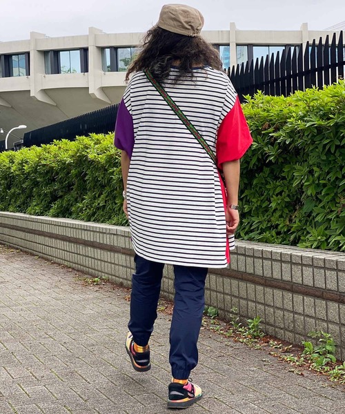 ALDIES(アールディーズ)の「Arrange Wide T / アレンジワイドT(Tシャツ/カットソー・メンズ・グリーン/ホワイト/ネイビー/ブラック/イエロー・FREE)」の13枚目の写真