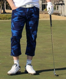 TopIsm（トップイズム）の「カモフラチェック柄 ストレッチ クロップド ゴルフパンツ ゴルフウェア メンズ（ゴルフグッズ）」