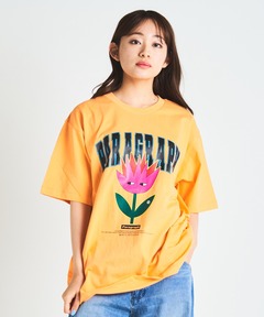 ウィンダンシー WIND AND SEA ×PEANUTS プリントシャツ WDS-21-PEANUTS-03 オレンジ サイズ：M WIND AND SEA（ウィンダンシー）の「WIND AND SEA ウィン