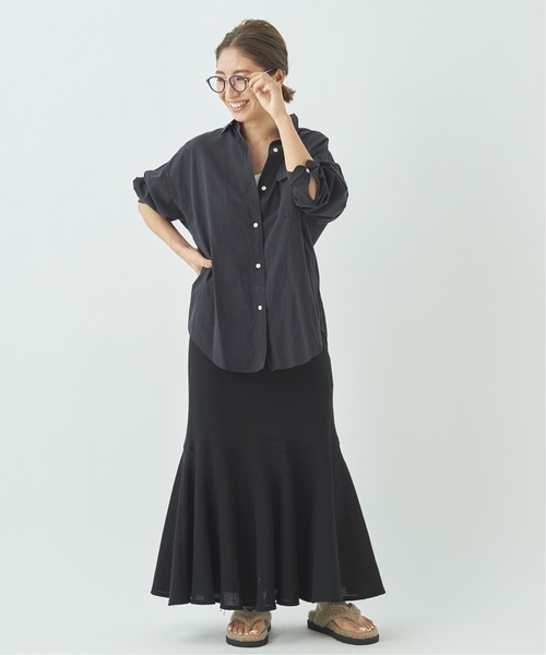 【極美品】プラージュ　パナマフレアスカート　ロング丈　リネンコットン　日本製 セール】《追加》パナマフレアスカート3（スカート）｜Plage