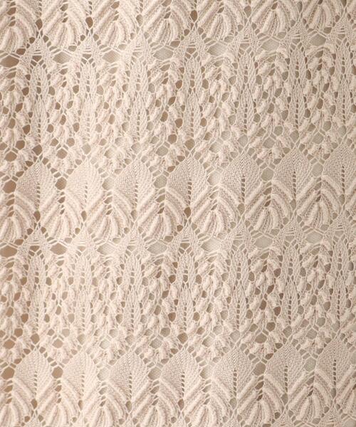 OPAQUE.CLIP（オペークドットクリップ）の「◆【C】透かし編みイージーニットパンツ（その他パンツ・レディース・ライトブルー/オフホワイト・38/36）」の10枚目の写真