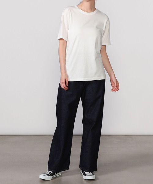 takes.（テイクス）の「takes. | TAKEFU 半袖Tシャツ WOMEN（Tシャツ/カットソー・レディース・ホワイト/ブラック・0/1）」の16枚目の写真