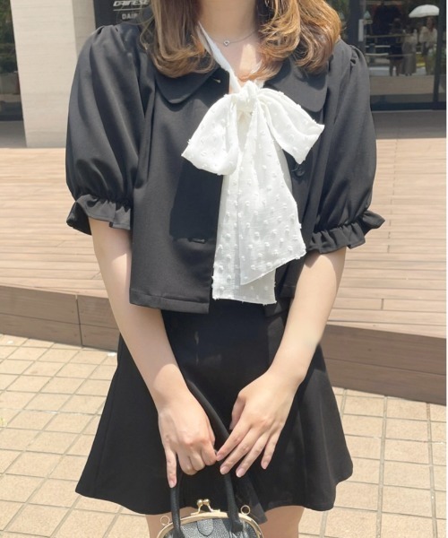 値下げ！【新品未使用タグ付き】apres jour セットアップ コサージュ付 セール】カップ付きタンクトップ【ZOZOTOWN限定アイテム