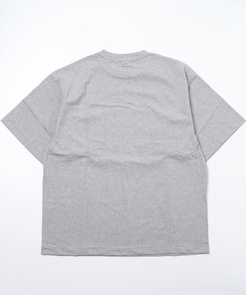 BEATJIVE(ビートジャイブ)の「カレッジロゴ Tシャツ ビッグシルエット RAVENA 半袖 メンズ(Tシャツ/カットソー・メンズ・オフホワイト/グレー/ネイビー・LARGE/MEDIUM)」の8枚目の写真