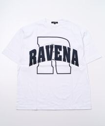 カレッジロゴ Tシャツ ビッグシルエット RAVENA 半袖 メンズ
