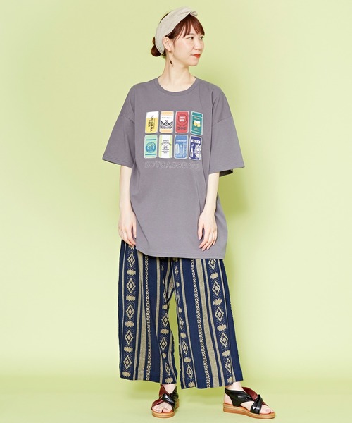 チャイハネ（チャイハネ）の「【チャイハネ】YOKOHAMA BEER×grn×Amina ヨコビTシャツ（Tシャツ/カットソー・レディース・ホワイト/イエロー/チャコール・FREE）」の11枚目の写真