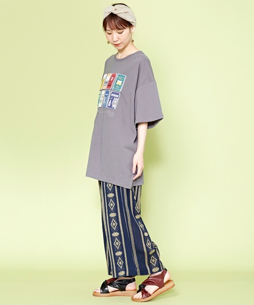 チャイハネ（チャイハネ）の「【チャイハネ】YOKOHAMA BEER×grn×Amina ヨコビTシャツ（Tシャツ/カットソー・レディース・ホワイト/イエロー/チャコール・FREE）」の12枚目の写真