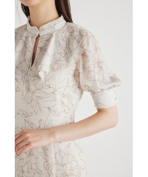 rienda（リエンダ）の「ビッグカラーマーメイドワンピース（ワンピース・レディース・ブラック/ピンク/ブルー/アイボリー・SMALL/MEDIUM）」の15枚目の写真