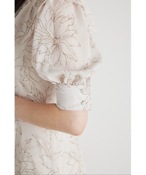 rienda（リエンダ）の「ビッグカラーマーメイドワンピース（ワンピース・レディース・ブラック/ピンク/ブルー/アイボリー・SMALL/MEDIUM）」の18枚目の写真