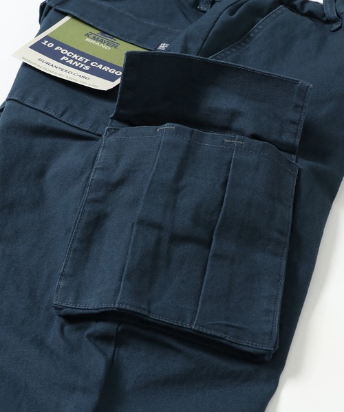 KRIFF MAYER（クリフメイヤー）の「10ポケットカーゴパンツ（カーゴパンツ・メンズ・ブラック/ネイビー/オリーブ/キャメル/チャコール・SMALL/MEDIUM/LARGE/X-LARGE）」の17枚目の写真