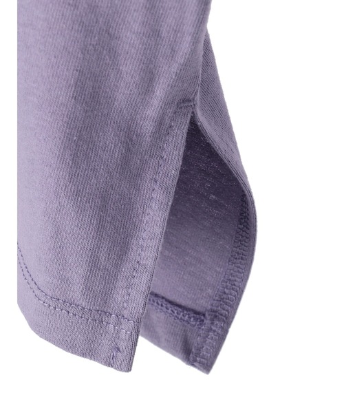 earth music&ecology（アースミュージックアンドエコロジー）の「BIGシルエットラガーポロシャツ（Tシャツ/カットソー・レディース・杢グレー/ネイビー/ラベンダー・FREE）」の5枚目の写真