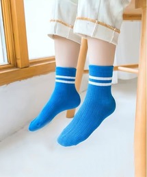 Bambin（ボンバン）の「【 Bambin / ボンバン 】 カラー ライン ソックス（ソックス/靴下・キッズ）」